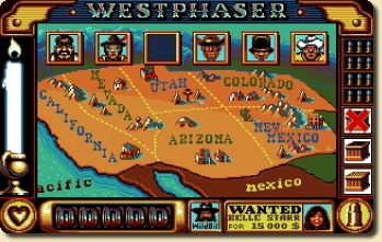 Westphaser : carte